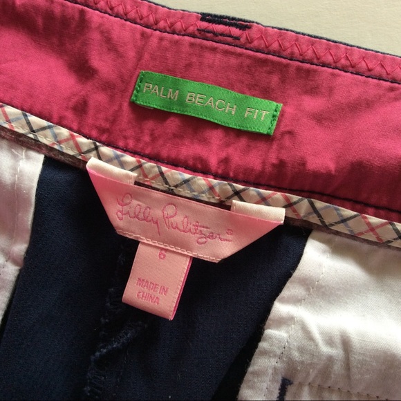 LILLY PULITZER CAPRI PALM BEACH FIT PANTS SIZE 6 - Picture 3 of 8